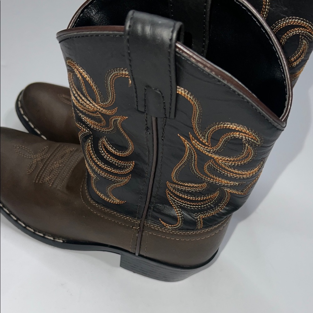 Kids Smokey Mountain Cowboy Boots size 2.5 - Picture 3 of 9